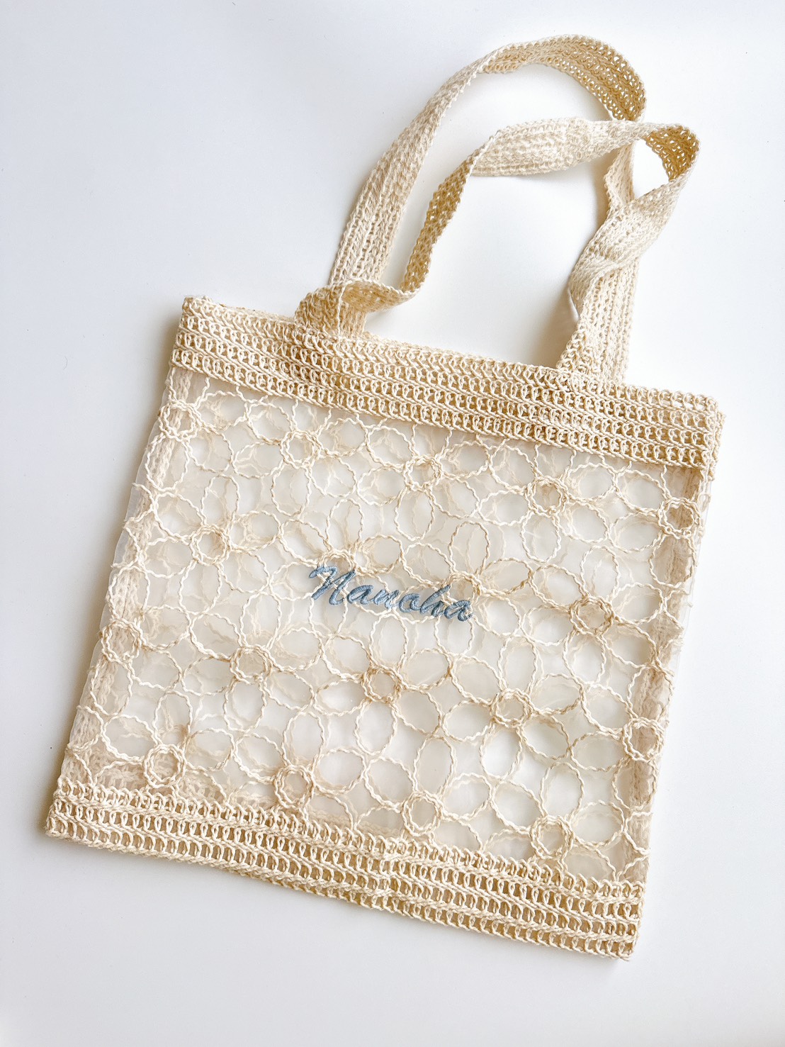 名前刺繍バッグ